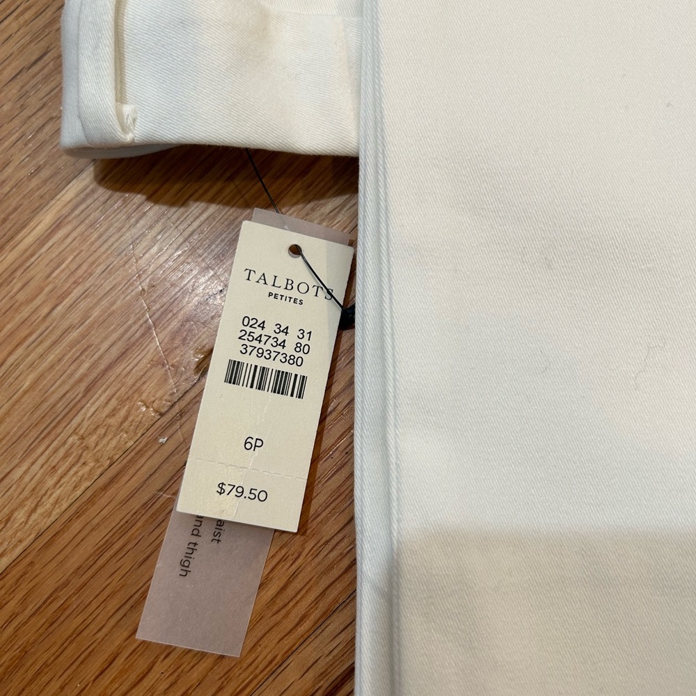 Talbots White Capri Dress Pants